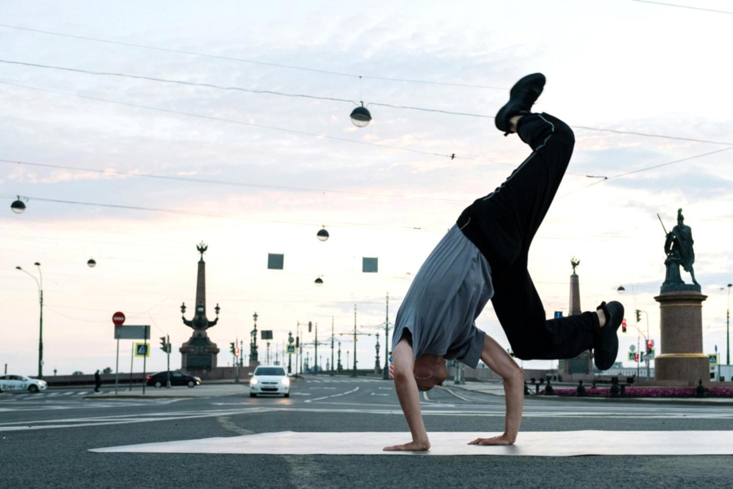 Nahaufnahme tanzender Füße